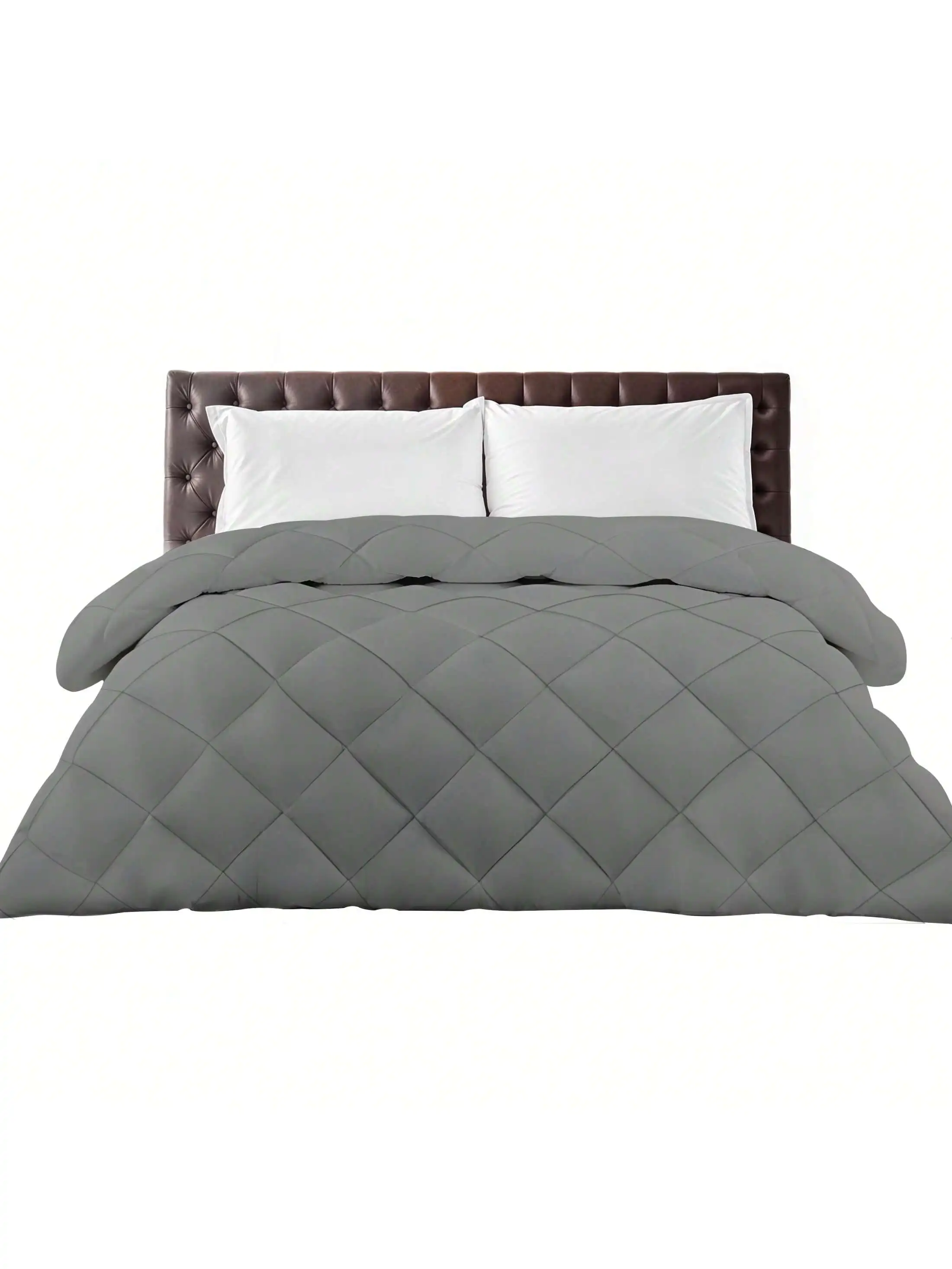 Lux Decor All-Season Comforter – Lightweight 1 Piece Down Alternative Blanket with Soft, Breathable Fabric and Diamond Stitch D