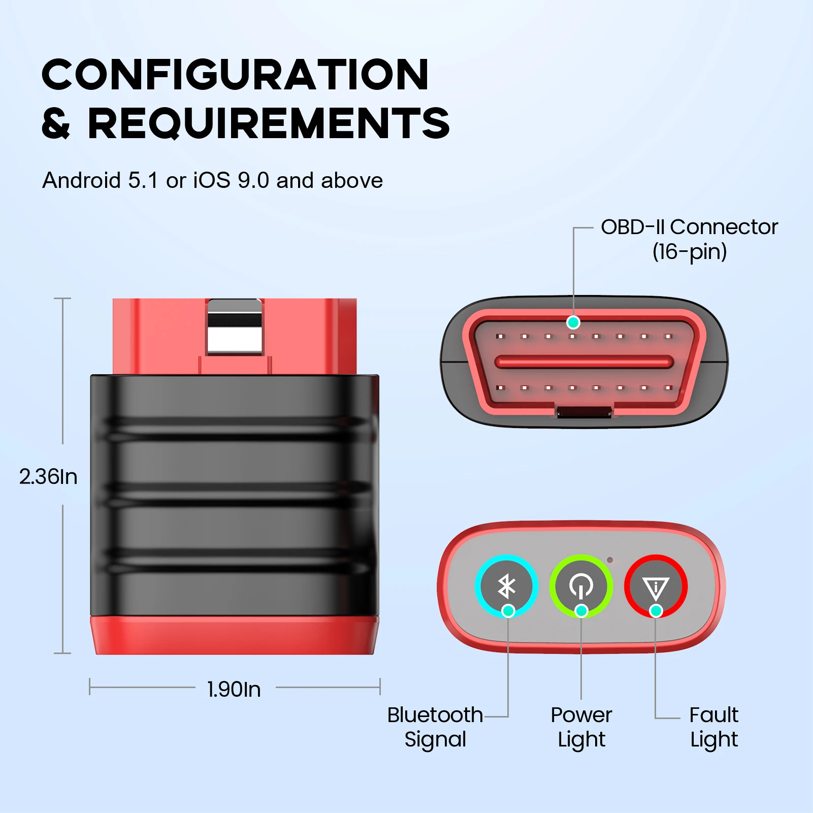 THINKCAR THINKDIAG Mini Car Diagnostic Tool OBD2 Bluetooth Scanner tools All Cars Full System Diagnose Lifetime Free code reader 6