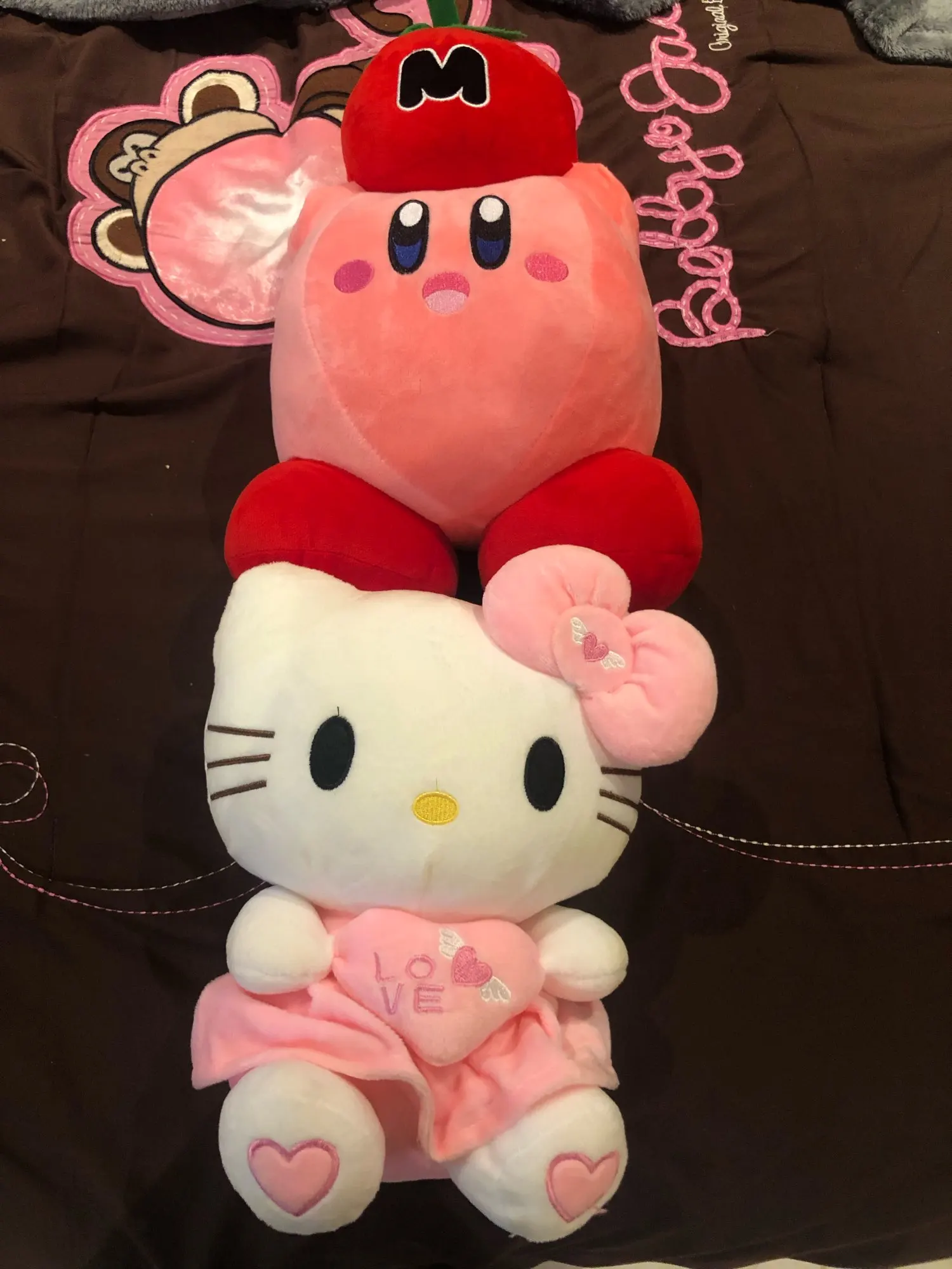 Large Kirby Plush Toys With Stylish Hats