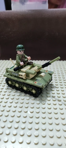 MOC 99A Main Battle Tank M1A2 War Military City Vehicle Car Building Blocks Classic Model Bricks Kits Sets Ideas photo review