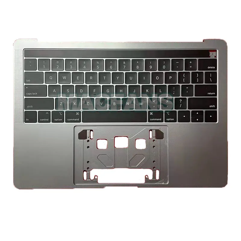 Portátil A1706 A1707 Topcase para Macbook Pro A1989 A1990 A2141 A2251 A2289 A2338 Case Superior Eua Reino Unido Teclado com Touchbar Prata Cinza - Imagem 2