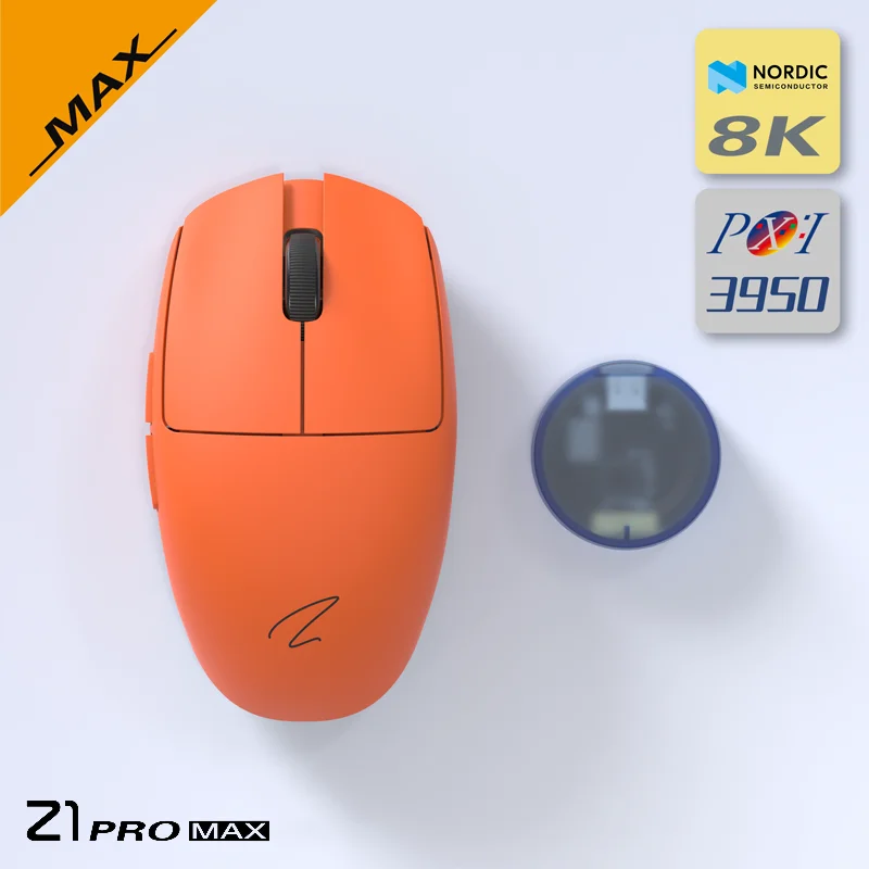 Zaopin Z1 PRO MAX Three Mode 8K PAW3950 Mouse 2.4G Bluetooth