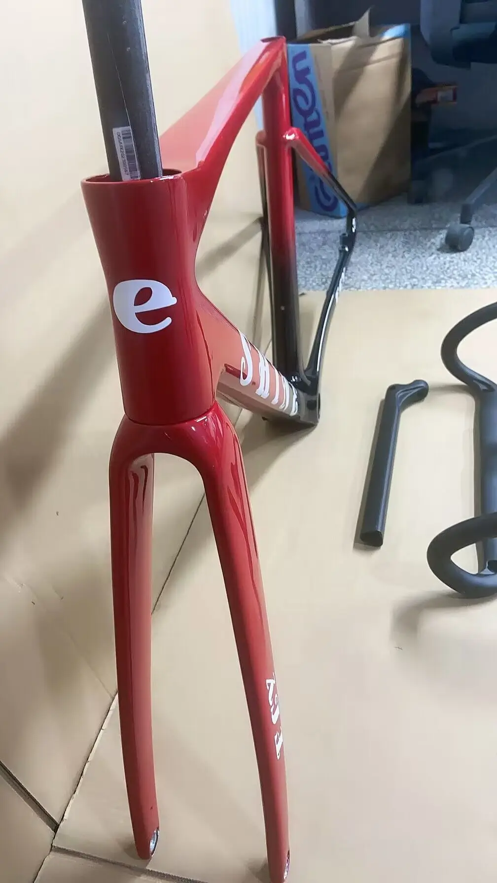 Carbon Bike Frame ud Glossy Rims Cycling Frameset 2 years Warranty