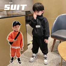 반 지퍼 스웨트 셔츠 및 스웨트 팬츠, 어린이 운동복, 어린이 복장 점퍼, 조거 트랙 바지 세트, 봄 가을, 1-12 세