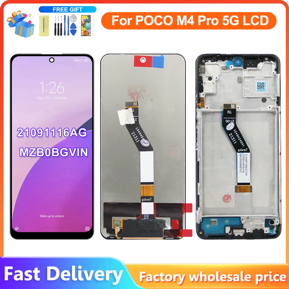 H&LYCYJ Schermo display per Xiaomi Redmi Note 11E Pro 5G/Note 11 Pro