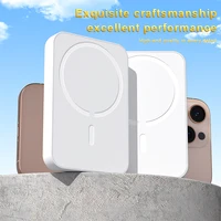 Mini Wireless Fast Charging, 5000 Mah Magnetic Wireless Power Bank, with 15 Watt Fast Charging Function Suitable for Apple 12 and Above Series Mobile Phones, a Must-Have Portable Outdoor Emergency Backup Power Supply 1