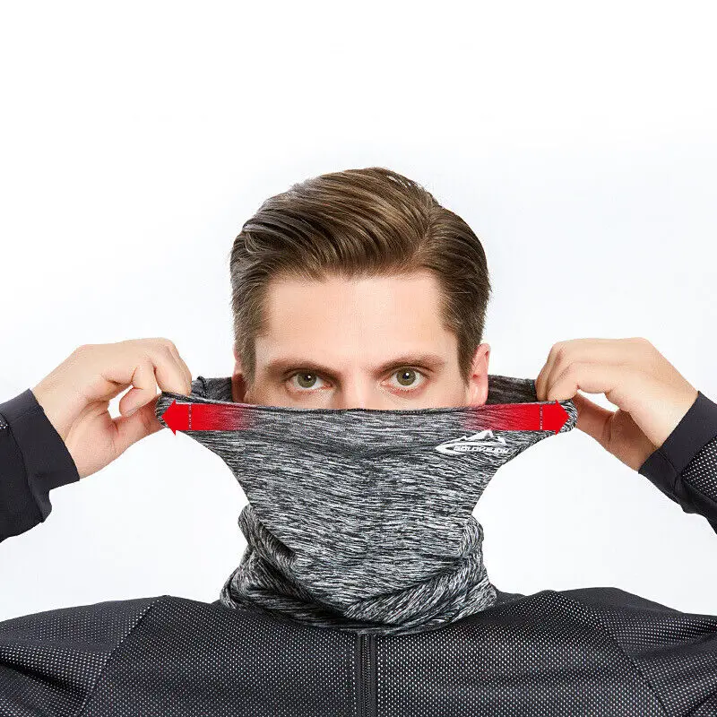 Neck Gaiter Winter Neck Warmer Windproof Men's Neck Gaiter Face Scarf Fleece Balaclava Ski Mask Motorcycles Cycling Camping Hiking Scarves