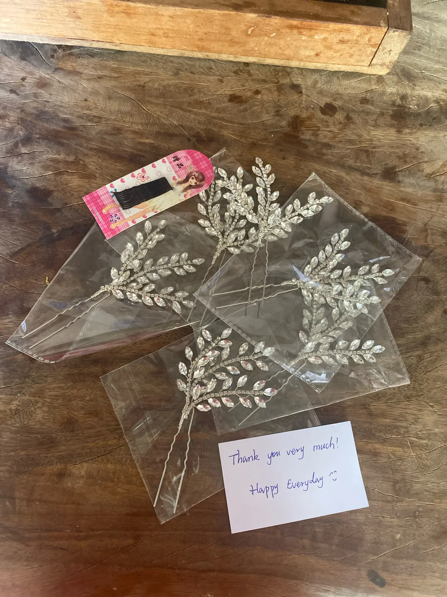 Crystal Rhinestones Hair Pin Clip Leaf Hairpin For Brides Bridesmaids Silver Color Head Piece Wedding Accessories Bridal Jewelry