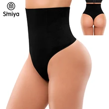 SIMIYA Tummy Control Thong Shapewear for Women Body Shaper Seamless High Waisted Shaping Panties Waist Cincher Girdle Underwear