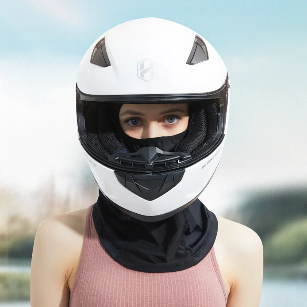 Enhanced Sun Protection Full Face Breathable Ice Silk Cycling Hood