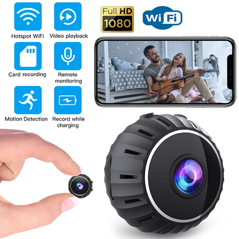 1080P Wifi Hd Mini Telecamera Telecamera Ip Versione Notturna Protezione Di Sicurezza Video Wireless Mini Videocamere Telecamere Di Sorveglianza Telec