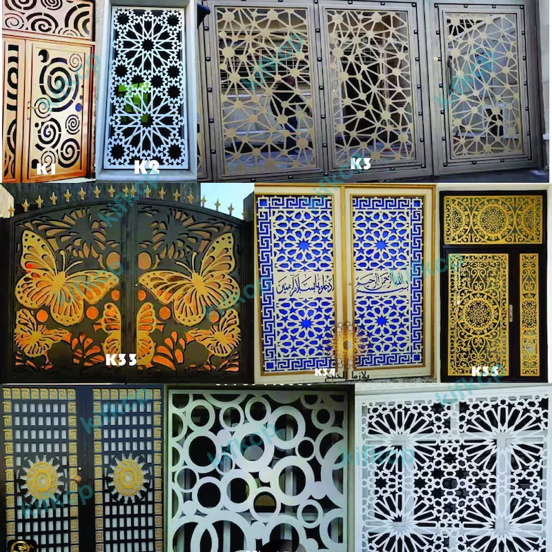 Laser Cut Designs Files 2000 Metal Door Home Garden Decor Sheet DXF Format 2D Vector Design CNC Laser Plasma Cutting Drawing Files Collection