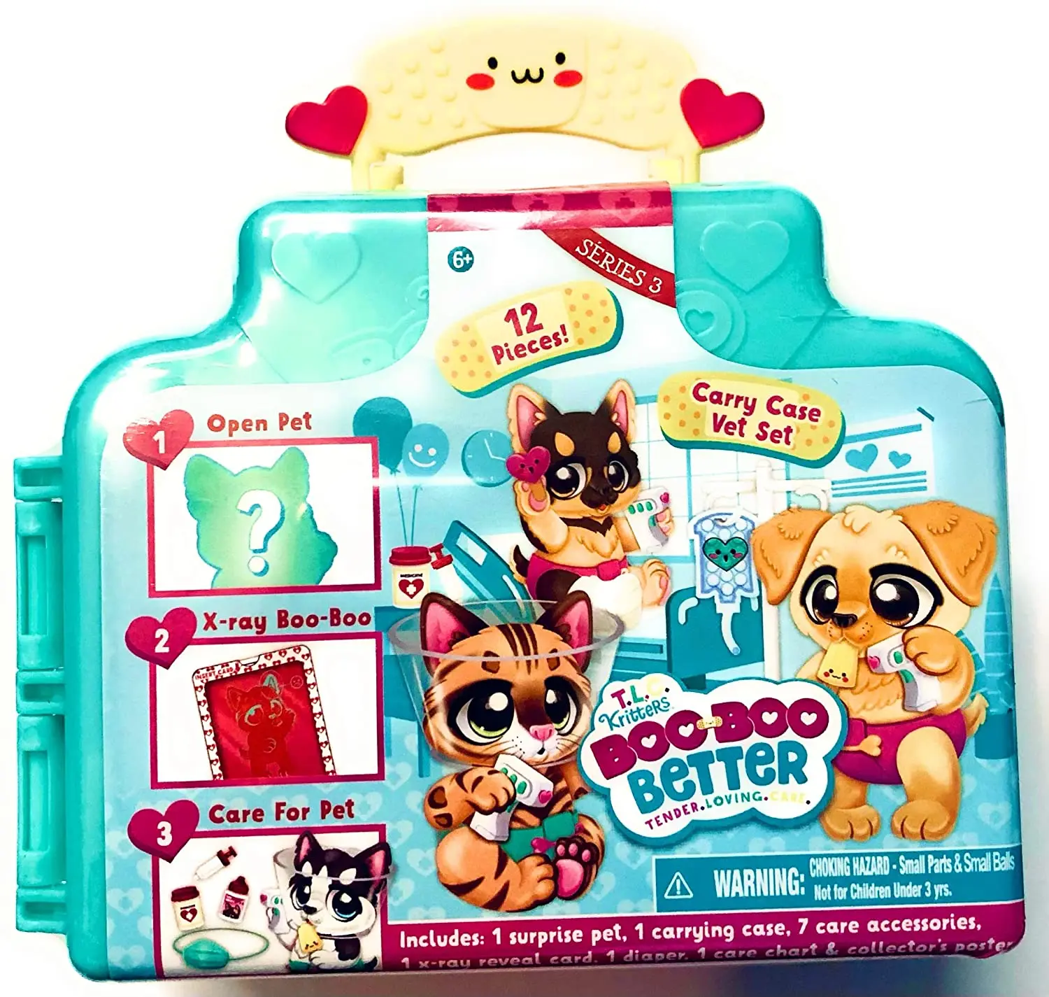 Original T.L.C. Kritters Boo Boo Better Tender Loving Care Pet Surprise  Children's Toys Kawaii Action Figure Gift Birthday Gifts