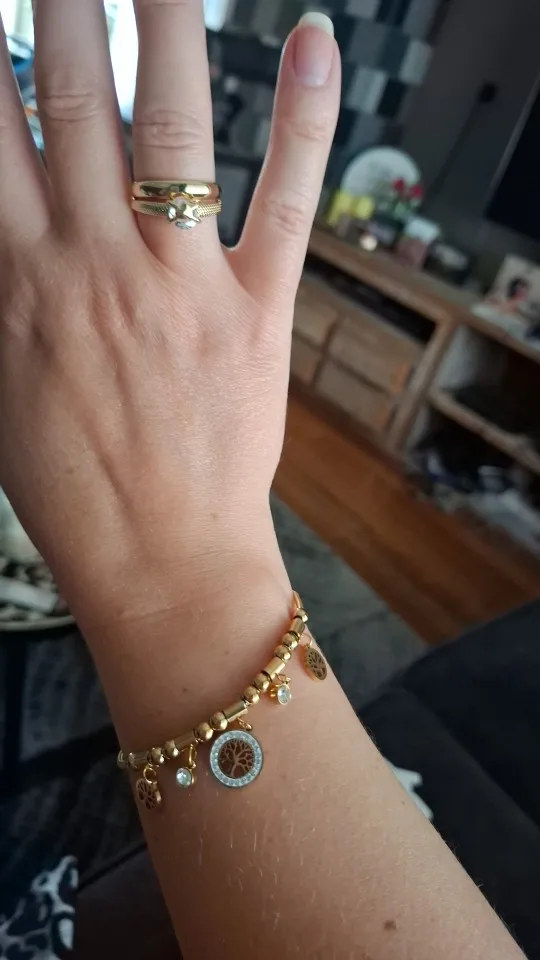 Tree of Life Bracelet | Elegant Gold Charm Design photo review