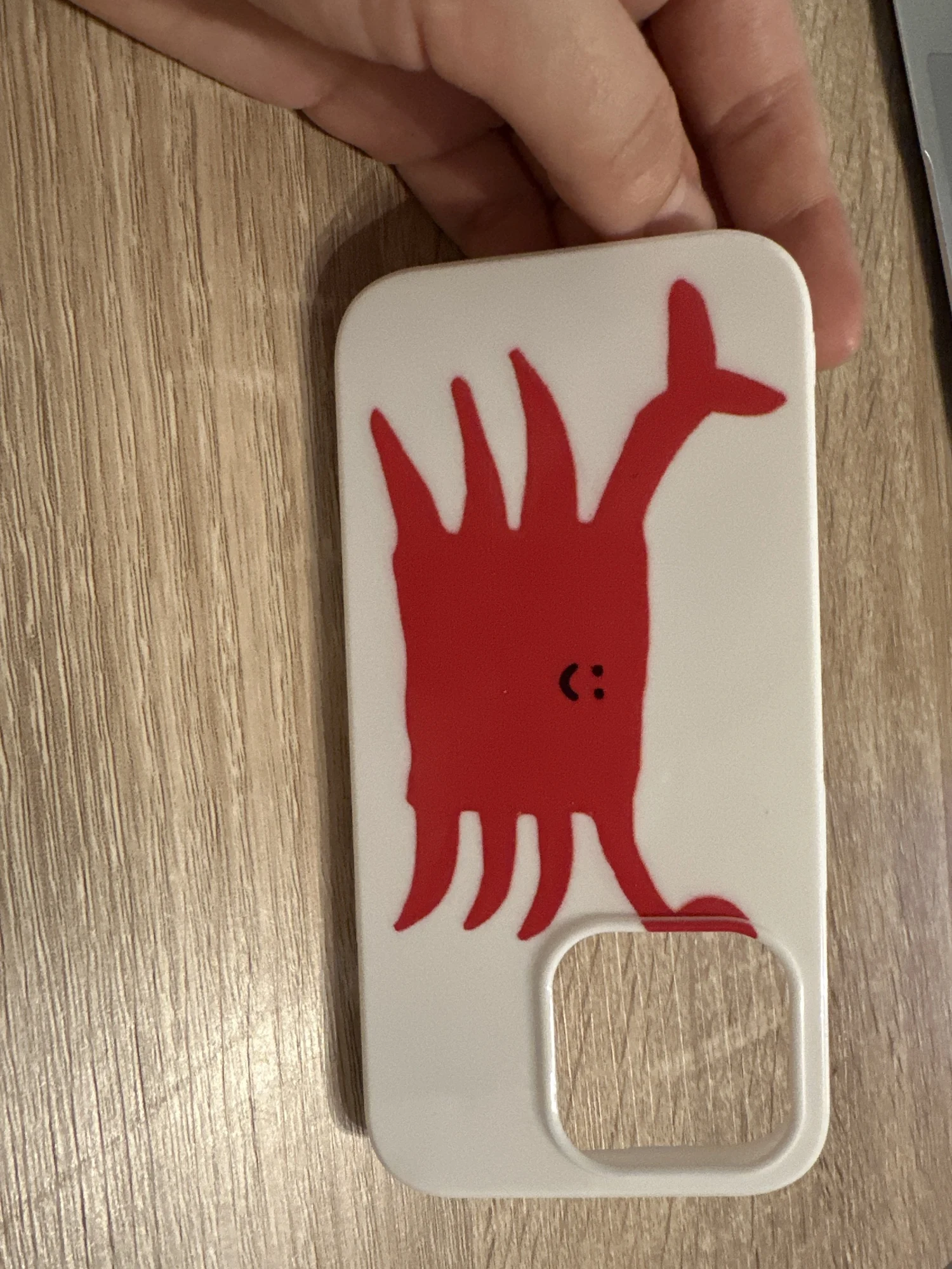 Red Crab iPhone Case, customer photo