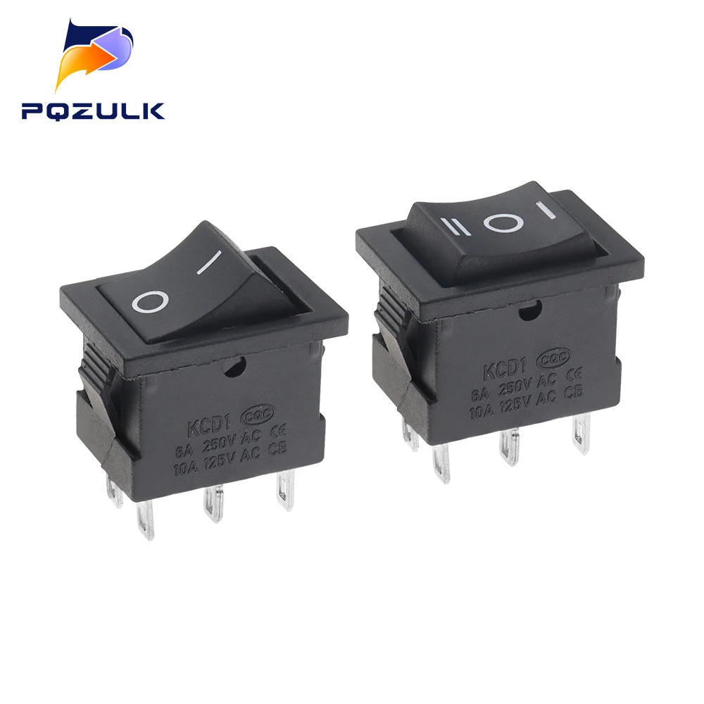 1PCS-KCD1-KCD4-Black-Rocker-Switch-Power-Switch-ON-OFF-ON-OFF-ON-2 ...