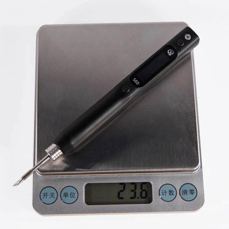 SEQURE S60 Anti-static Nano Soldering Iron Pen Support PD/QC Power Supply Compatible with C210 Solder Tip, Precision Repair Tool 5