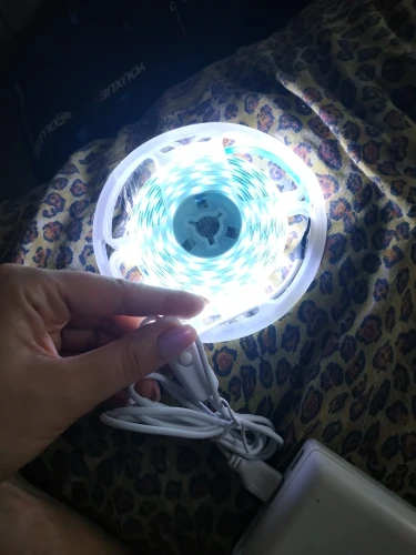 DC5V USB LED Strip 2835 Dimmable Touch Switch Backlight TV Light photo review
