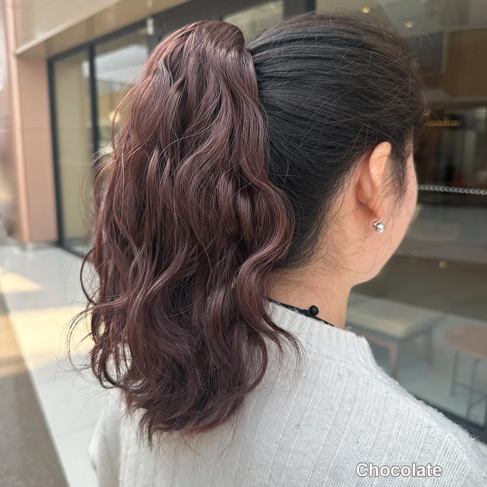 طويل مجعد الماء مخلب في ذيل حصان وصلات شعر مقاومة...