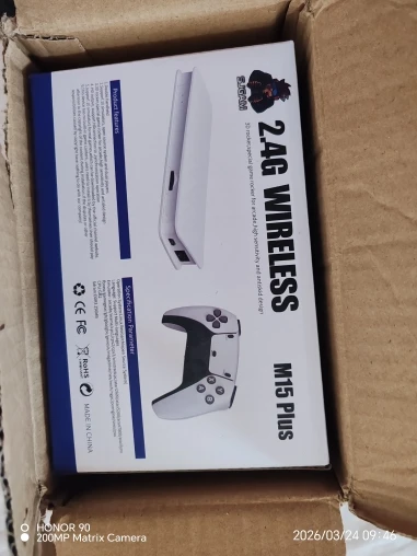 M15 Wireless Game Console with Dual Controllers 64GB Retro photo review