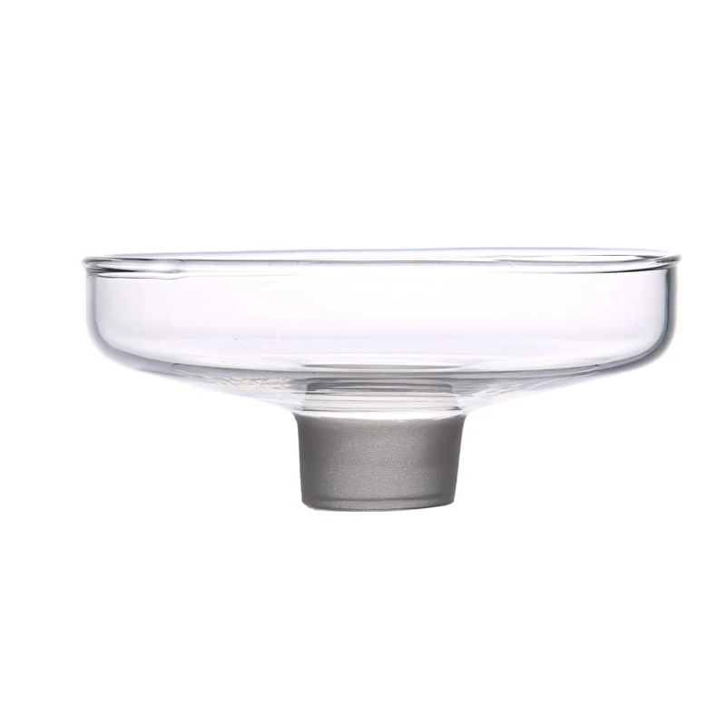 1Pc Universal Jointing Heat Resistant Coal Ash Tray For LED All Glass Shisha Hookah Smoking Nargule Accessory Charcoal Holder