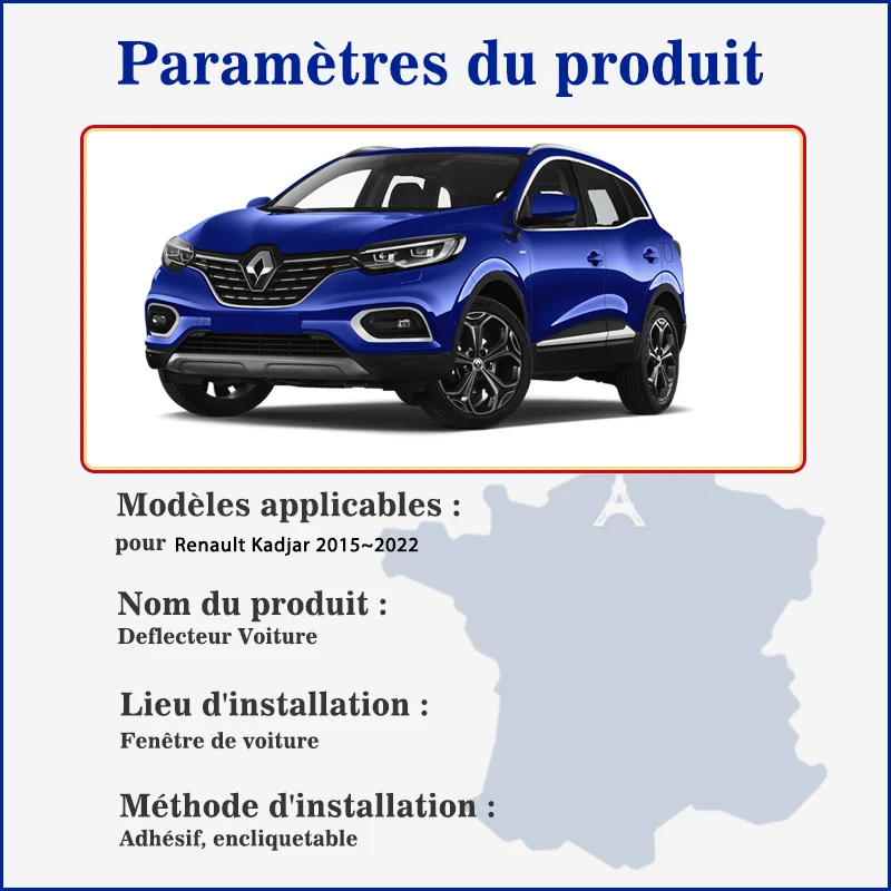 Bache Voiture Exterieur Pour Renault Captur(2021-2022) Housse De
