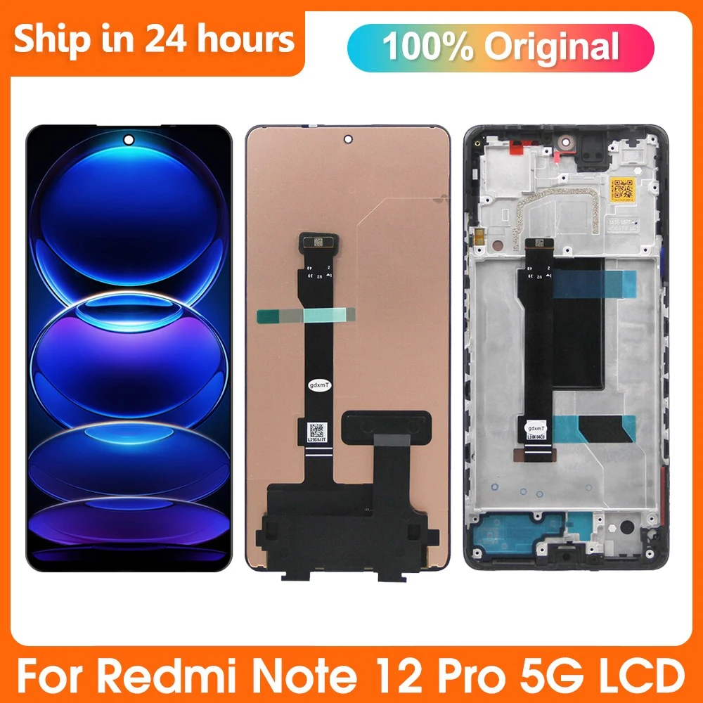 For Xiaomi Redmi Note 12 Pro 5G LCD Display Touch Screen Digitizer  Replacement