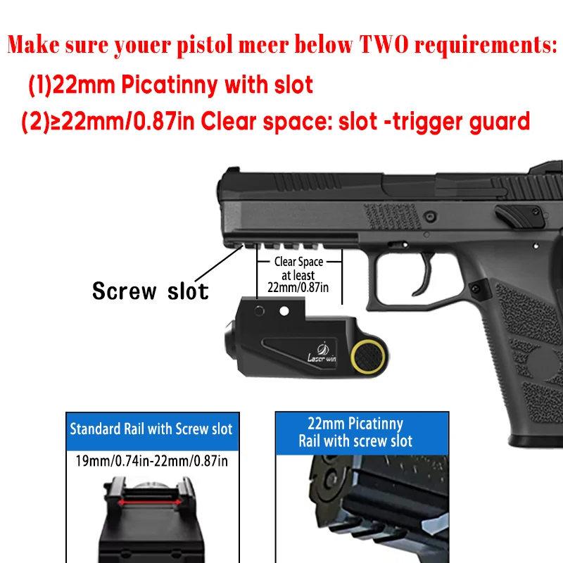 Green Dot Laser Magnetic Charger Tactical Hunting Pistol Laser Fits 20mm Picatinny Rail Weaver Mount Glock Accessories laser sight