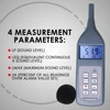 Professional Sound Level Meter 30~130dB USB Drive Software & Bluetooth for Workshop Vehicles Traffic Office School Hospital 4