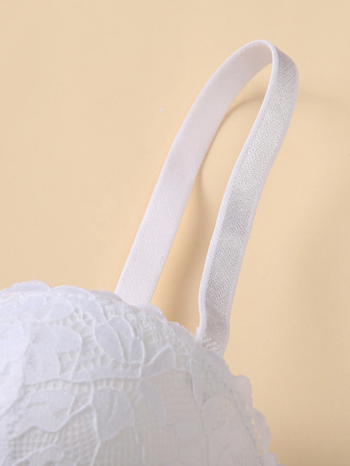Women's sexy lace bra thin half cup straps removable backless strapless bra with underwire push-up support underwear 3
