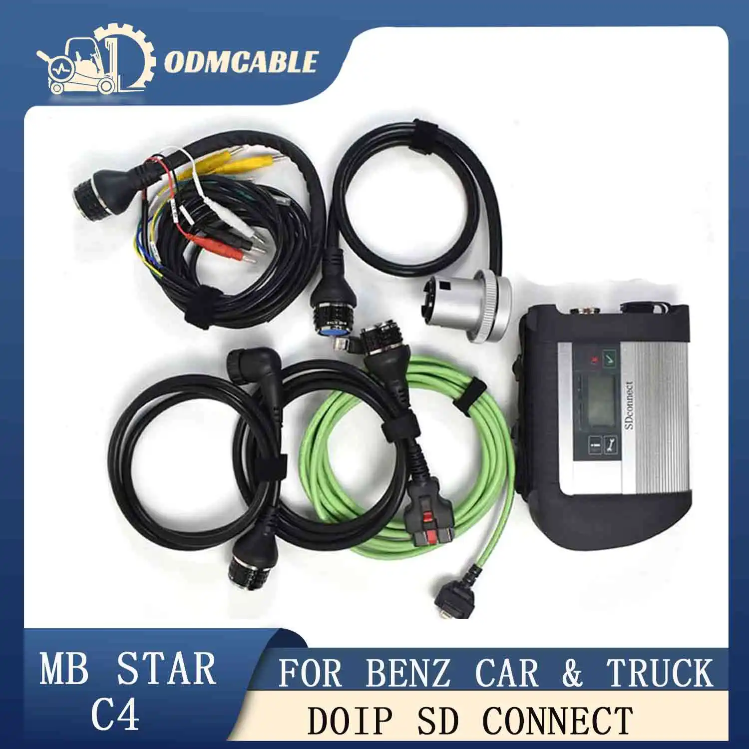 

OBD Automotive Optional MB star C4 Multiplexer WIFI OBD 2 Cable 16 38PIN/14PIN/OBD USB Main Cable For SD Connect C4 C5 Auto