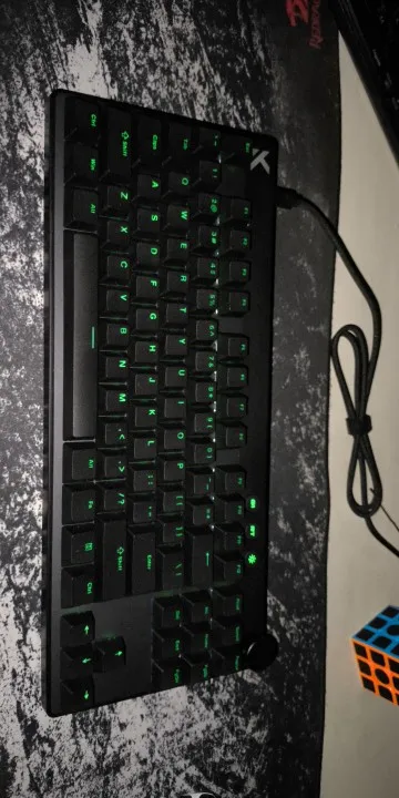 Mchose mix87 teclado swtich magnético com fio teclado para jogos