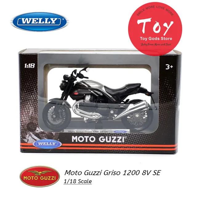 Welly 1/18 Scale Motorbike Model Toys Moto Guzzi Griso 1200 8v Se Diecast  Metal Motorcycle Model Toy For Gift,kids,collection -  Railed/motor/cars/bicycles - AliExpress