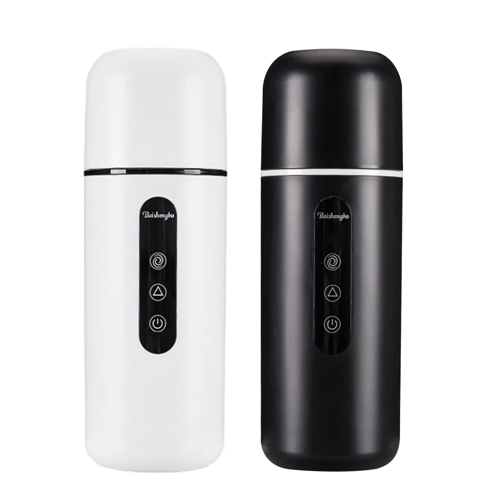 Bollitore Elettrico Per Auto Portatile Da 420Ml Tazza Riscaldante 12/24V Con Agitatore Display Lcd Bollitore Per Caffè Caldaia Per Acqua Calda Tazza R