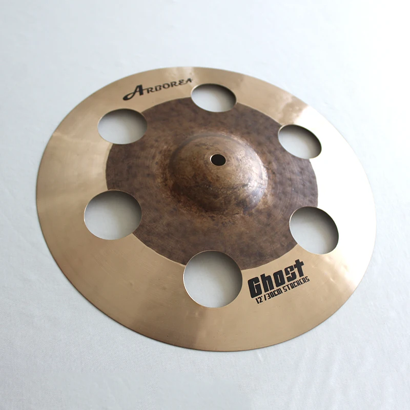 Arborea Professional Cymbal-Ghost Series 6-12 inch Splash Cymbal Bronze China Cymbal Mini Drum Effects for Drum Players
