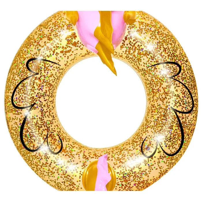 Seahorse Circle Swimming Glitter Swimming Ring 115x104 CM - 36305