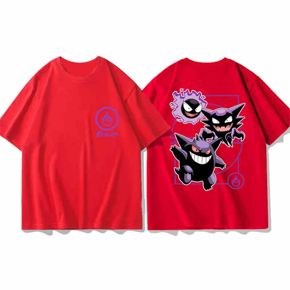 MINISO Pokémon Women's Tops Pokemon cotton Print T Shirt Trendy Summer Casual Short Sleeve Pikachu Cute Daily Clothing Tees New 5