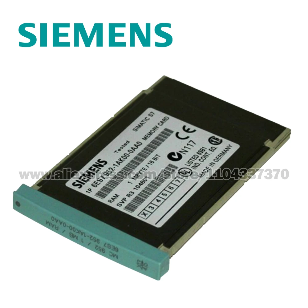 Carte Mémoire RAM Siemens 6ES7952-1AK00-0AA0 - Pour SIMATIC S7, 1 Mo, Occasion, Emballage Maxo
