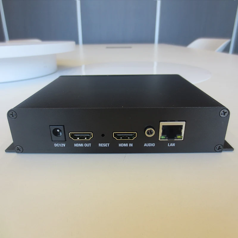 H265 H264 HDMI Compatible IPTV Streaming Encoder With LCD SRT RTSP