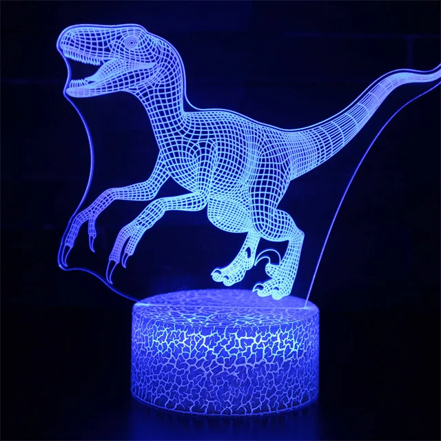 3D Dinosaur Night Light USB Acrylic 9