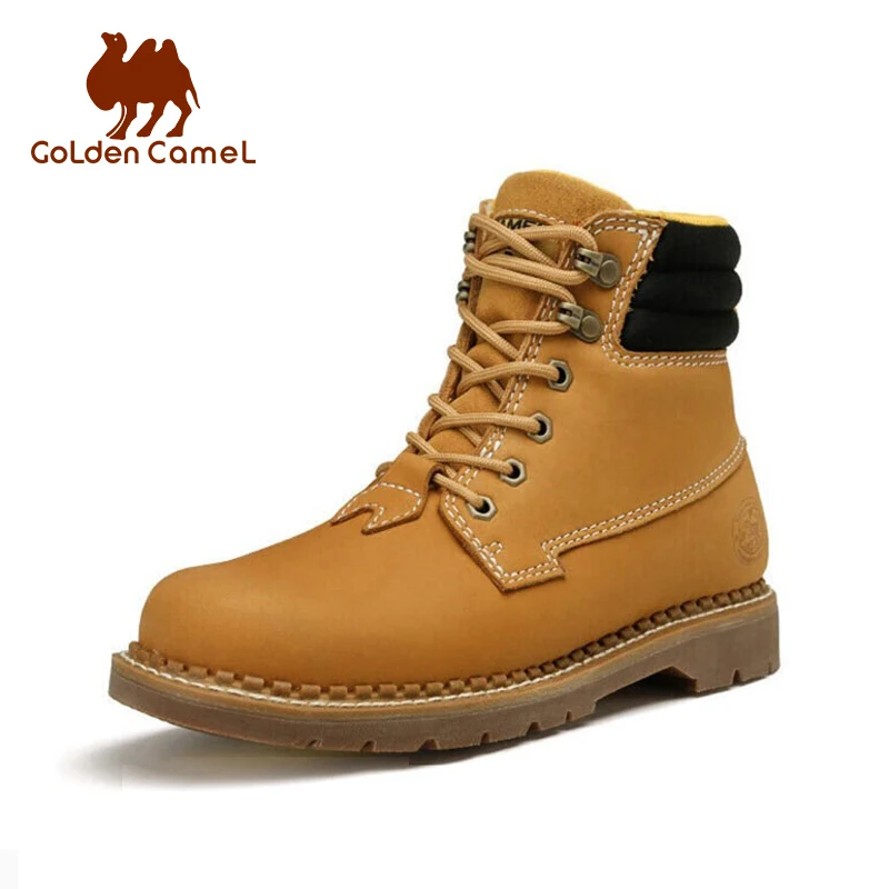 Timber Golden Camel Men Boots Comfortable Man Shoes Winter Martin Ankle