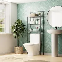 Over-the-toilet metal organizer – 3 shelves, oil-rubbed bronze 2
