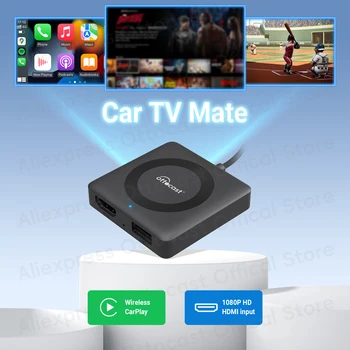 2024 Wireless CarPlay Adapter OTTOCAST Car TV Mate C3 Multimedia Adapter Video Converter for HDMI for TV Sticks Game Consoles 1