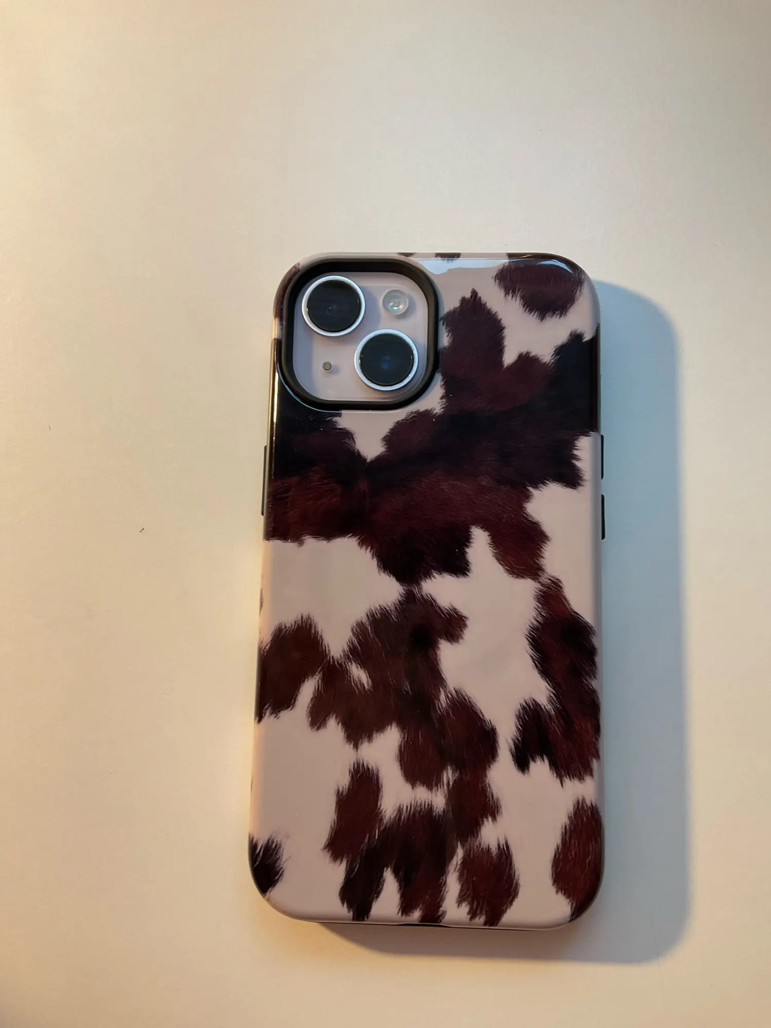 Cute Cow iPhone Case, customer photo