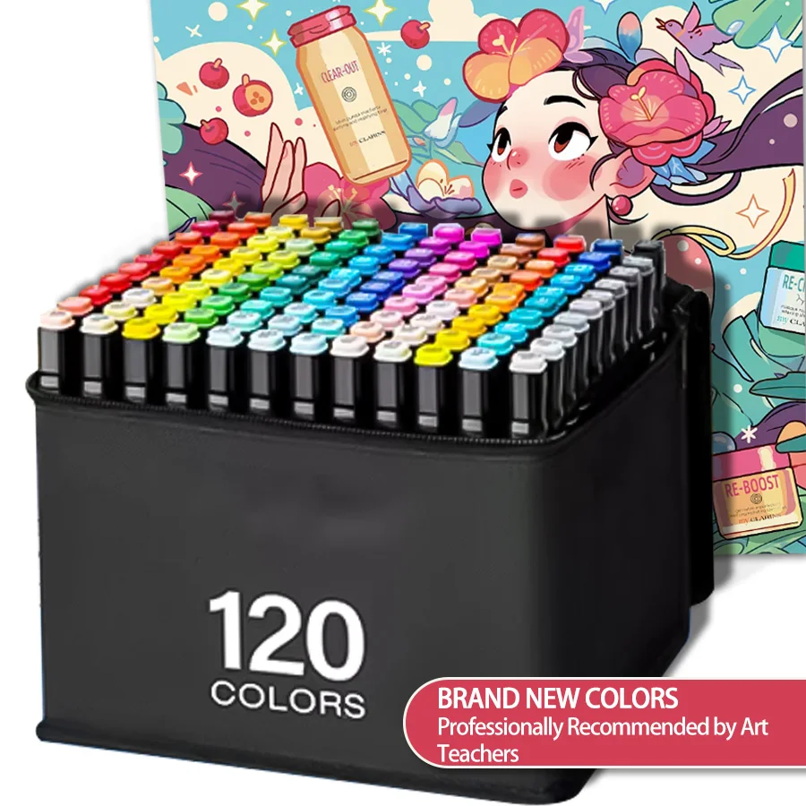 Dual-Tip Artist Markers Set 2