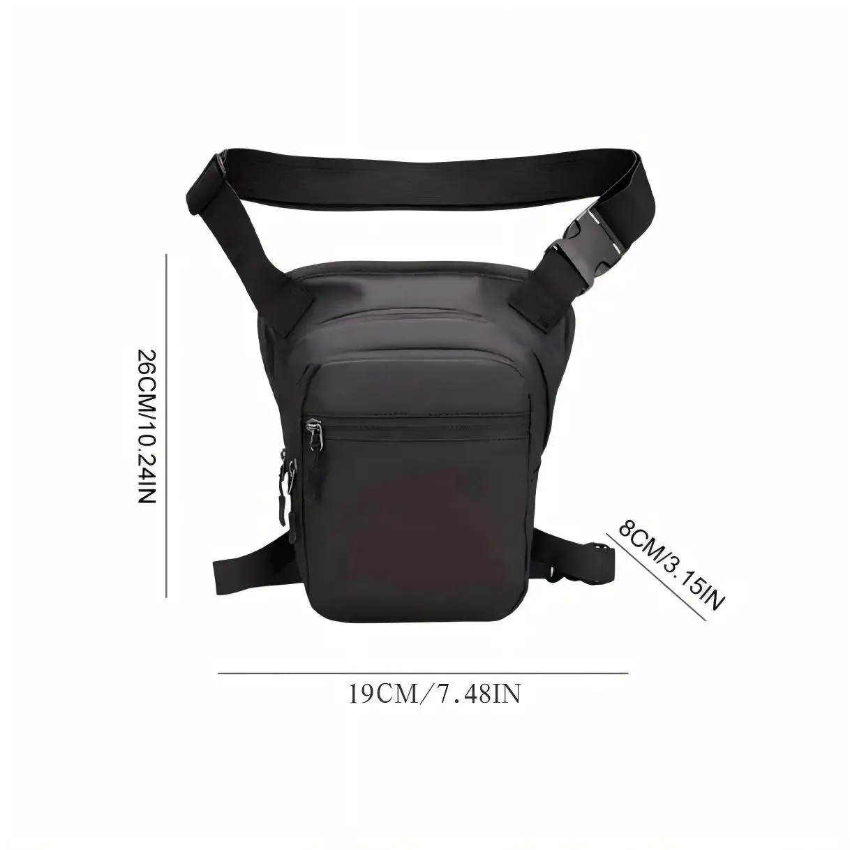 Crossbody Bag, Motorcycle Leg Bag, Multi-Functional Storage, Rider Travel Equipment Bag - 2