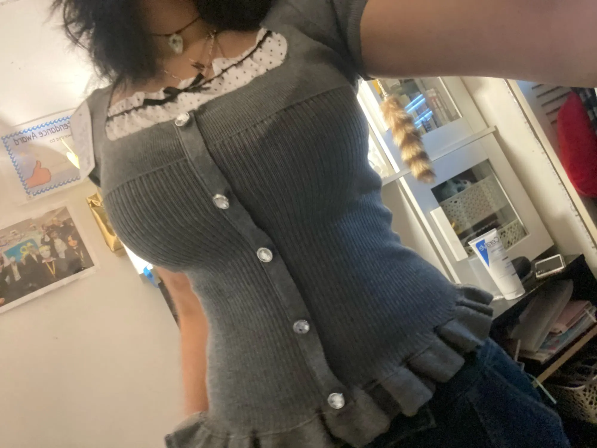 Y2k Patchwork T-shirt, customer photo
