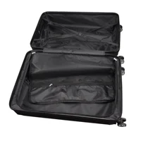 Set de 3 Valises de Voyage, Valise Rigide en ABS, Lot de 3 valises avec roulettes Pivotantes 360°, Serrure à Combinaison, Noir 4