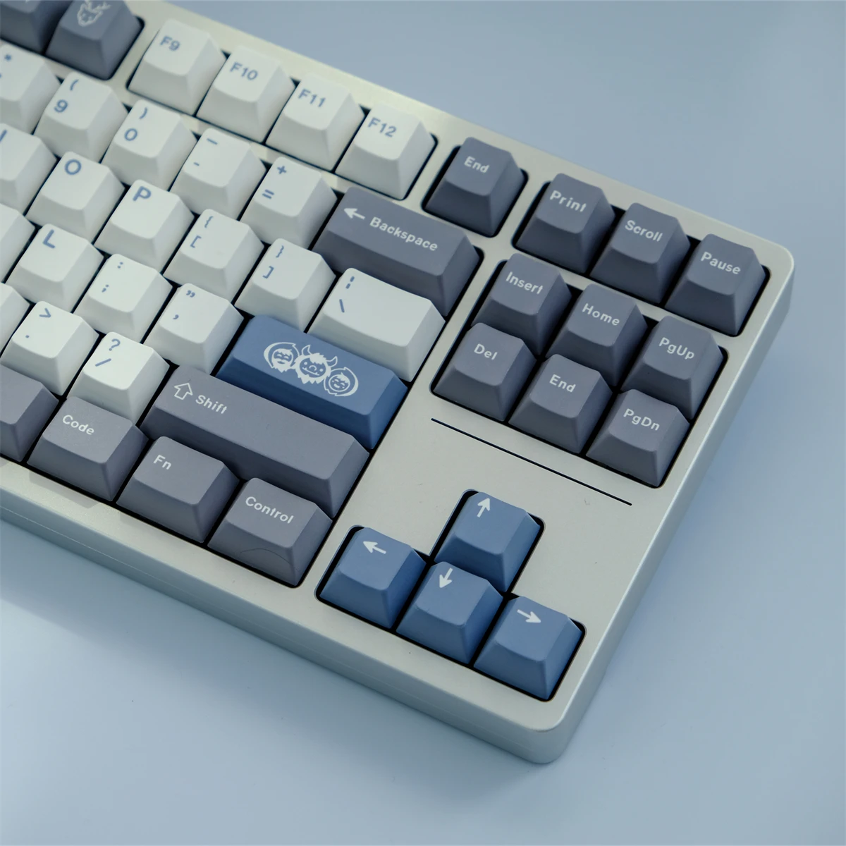 Chaves Gmk Arctic Keycaps Cereja Perfil Pbt Tintura Sublimação Teclado Mecânico Inglês Keycap para mx Interruptor com 1.75u Shift 129 - Imagem 3