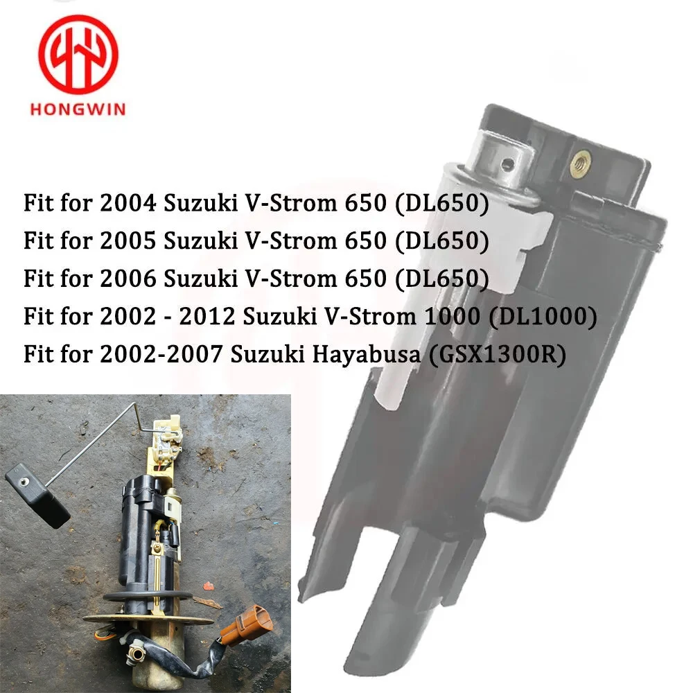 Fuel Pump Gas Filter With Regulator Fits Suzuki V-Strom 650 (DL650) 1000 (DL1000) Hayabusa (GSX1300R) OEM: 15410-24FB0